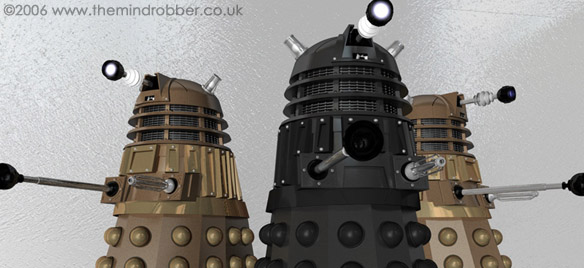 New Series Black Dalek and Bronze Daleks