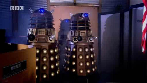 Daleks attack UNIT