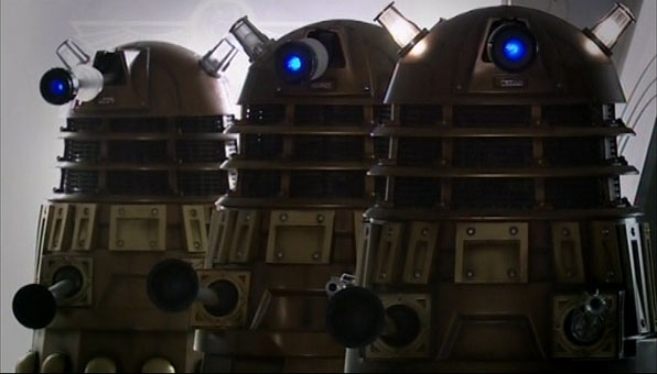 Daleks inside UNIT