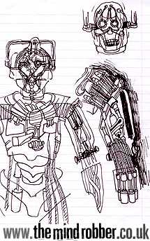 Cyberman Insides Sketch