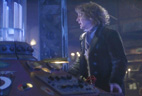 Paul McGann Doctor Who at TARDIS console