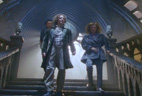 8th Doctor on TARDIS steps