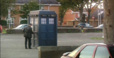 The TARDIS in a pub carpark