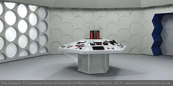 3D TARDIS Console Room Season 13