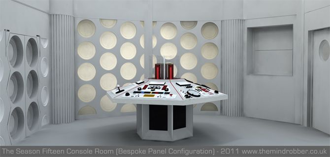 3D TARDIS Console Room Season 15